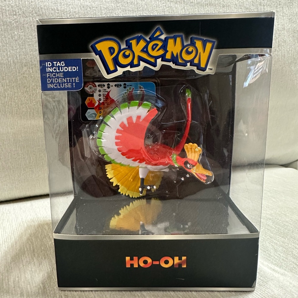 Pokemon Trainers Choice Ho-Oh Figure by TOMY ID Tag Included